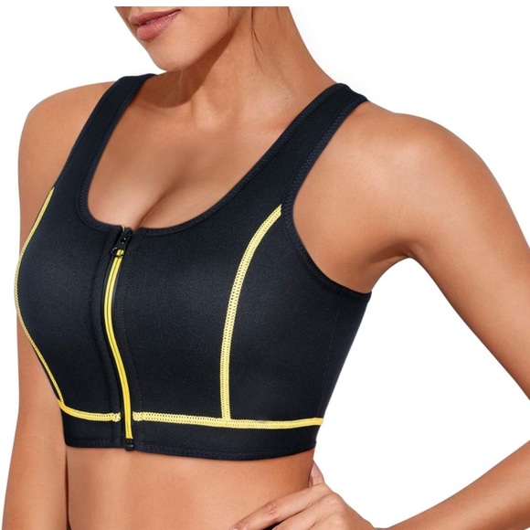 Other - Neoprene Full Zip Scuba Top with Removable Pads